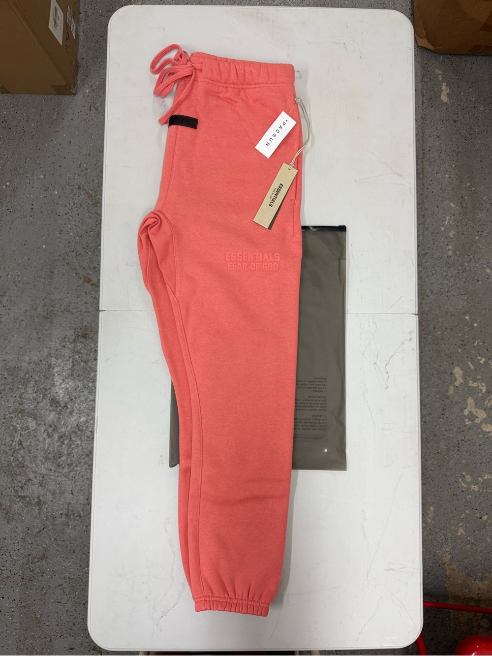 Essentials Fear of God Coral Sweatpants Size S